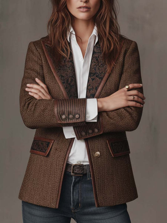 Blazer de espiga Gisèle