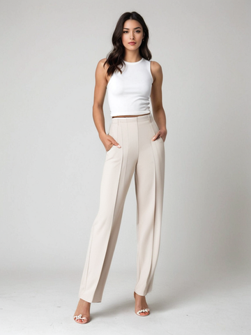Pantalón de tiro recto Sofía