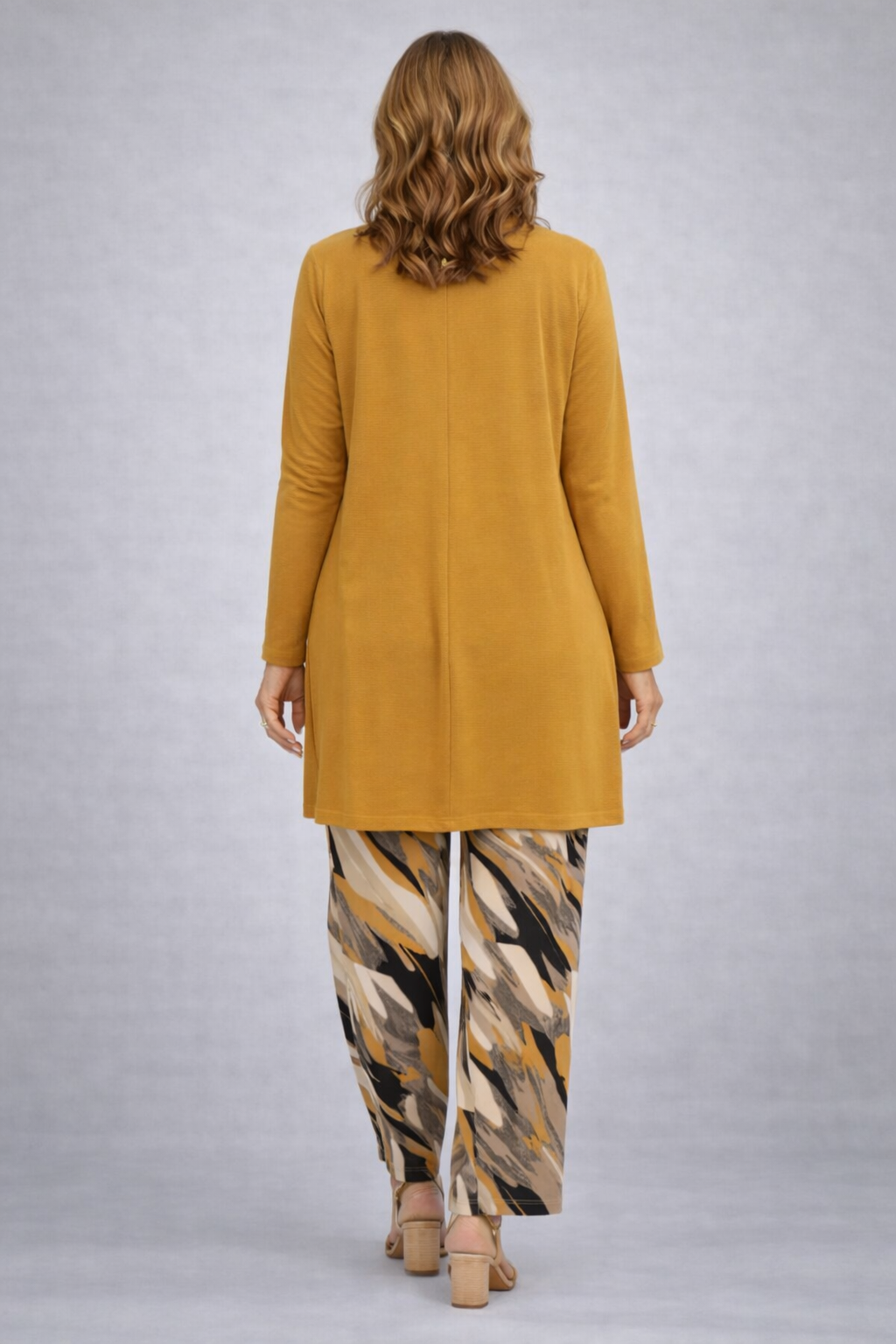 Federica | Conjunto de mujer 3 piezas amarillo