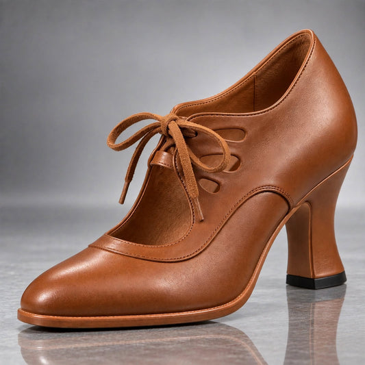 Zapatos de tacón con cordones Berta — vista 2