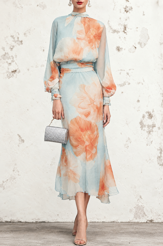 Conjunto floral Emilia