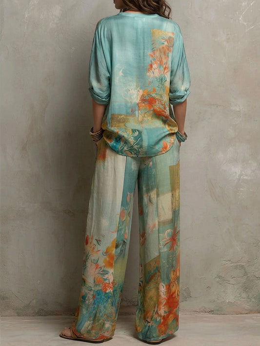 Conjunto floral Chiara