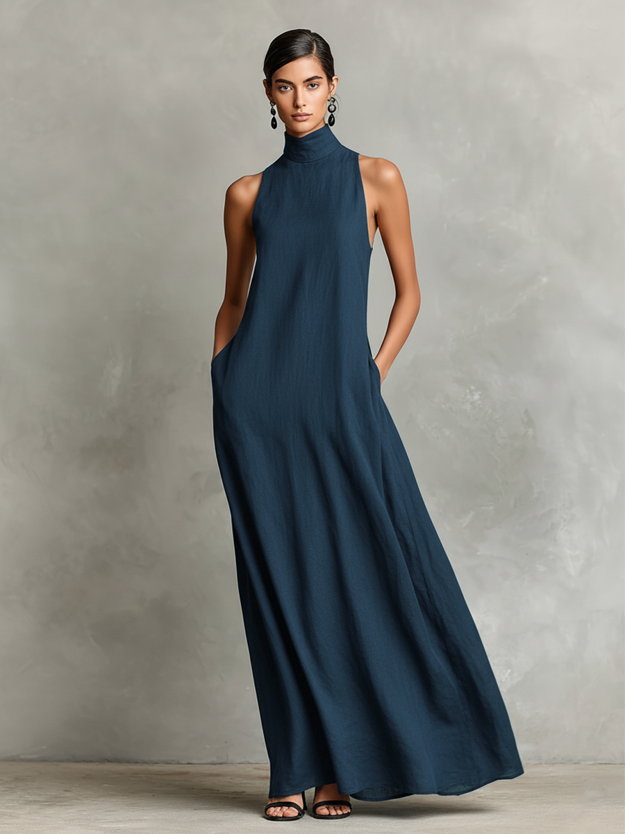 Vestido largo minimalista Caterina