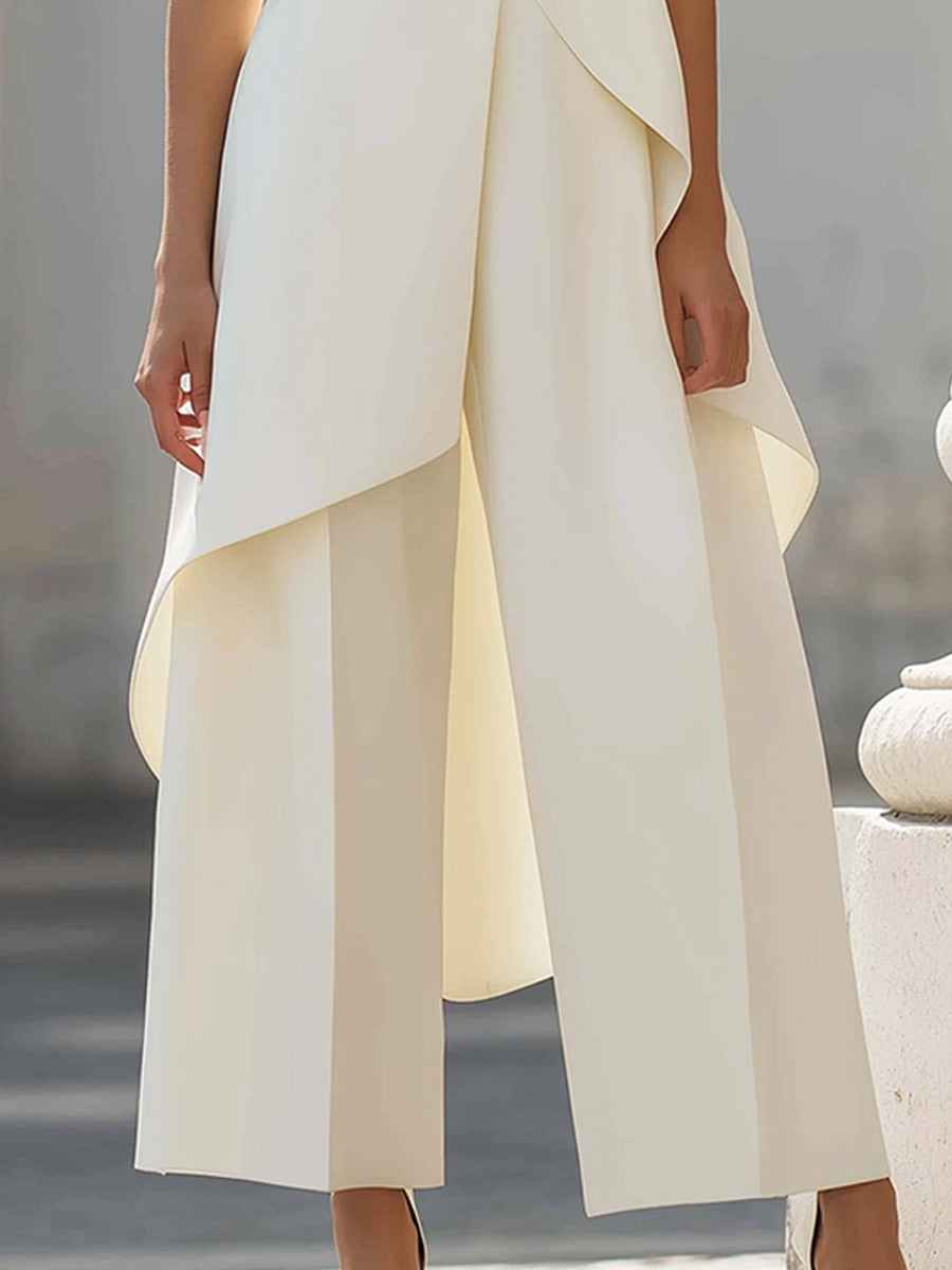 Catalina | Conjunto de cuello alto y pantalón palazzo