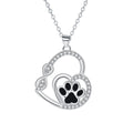 Collar de infinito y huella
