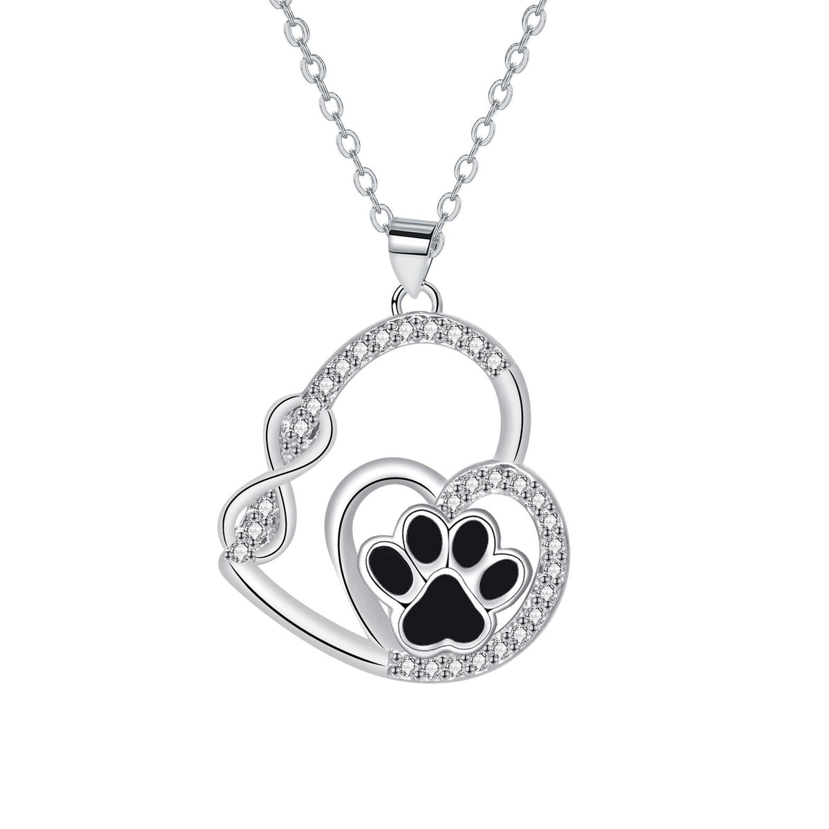 Collar de infinito y huella