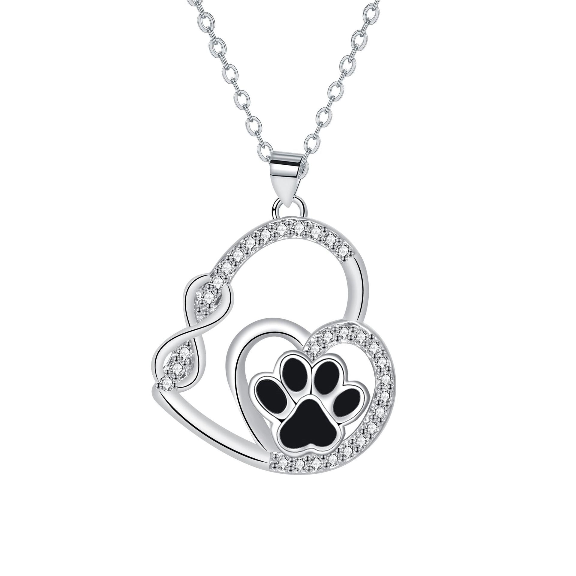 Collar de infinito y huella