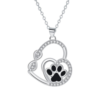 Collar de infinito y huella