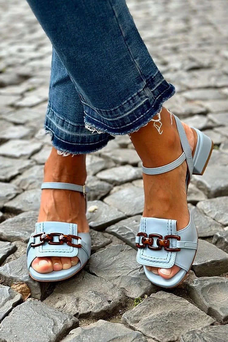 Sandalias de tacón Azzurra