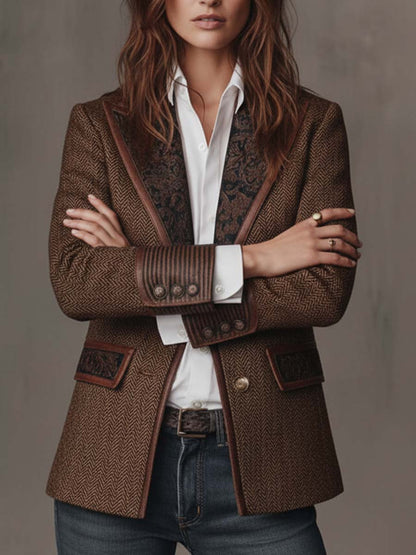 Blazer de espiga Gisèle