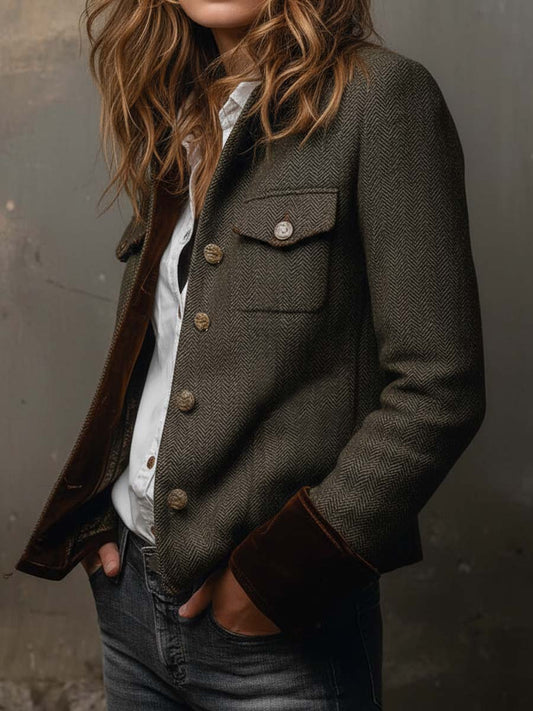 Blazer de espiga Honorine