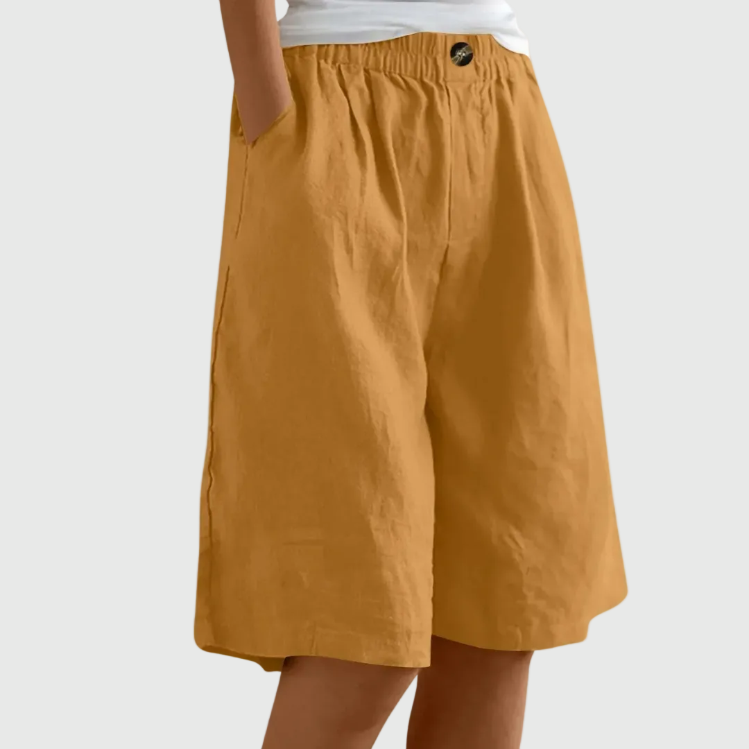 Pantalones cortos holgados con cintura elástica ella â€” vista 13