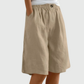 Pantalones cortos holgados con cintura elástica ella â€” vista 1