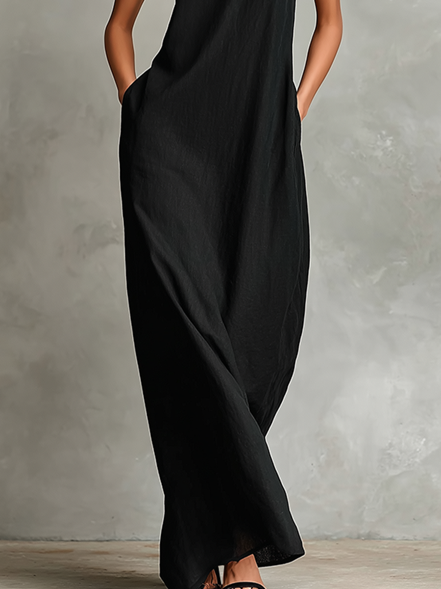 Vestido largo minimalista Caterina