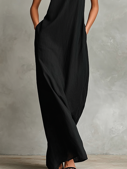 Vestido largo minimalista Caterina