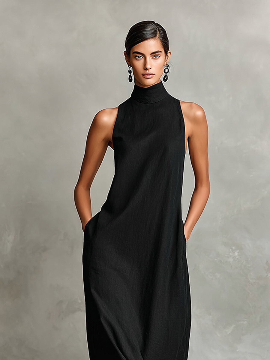Vestido largo minimalista Caterina