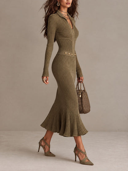 Vestido midi de punto Marta