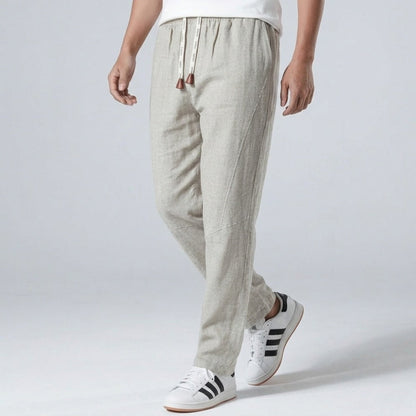 Tsuki- Pantalón confort de lino â€” vista 4