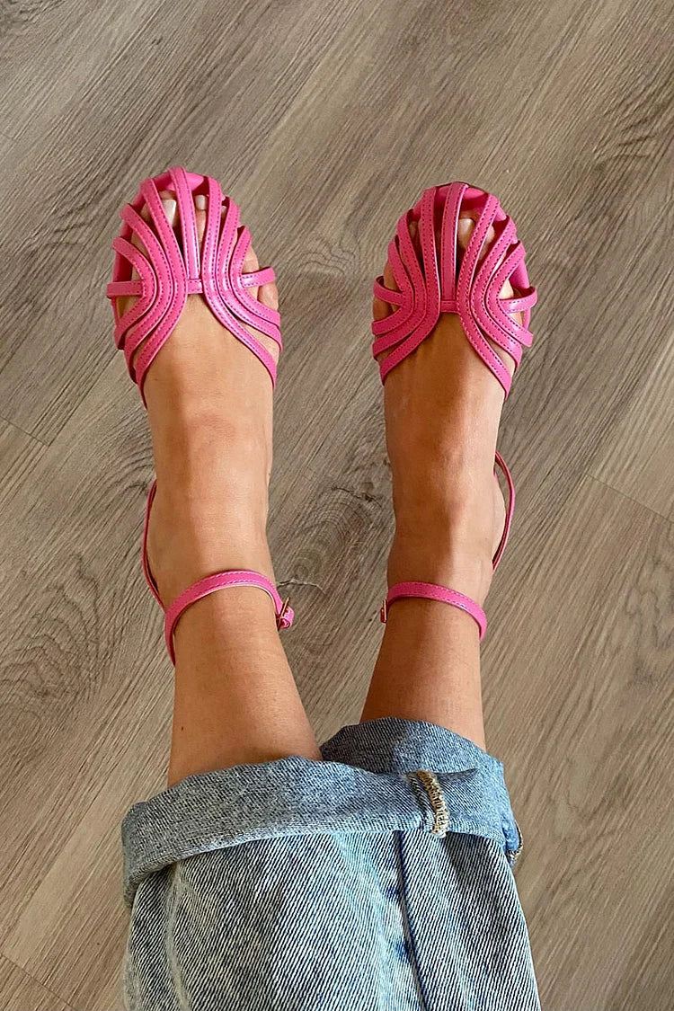 Sandalias planas doradas Vittoria