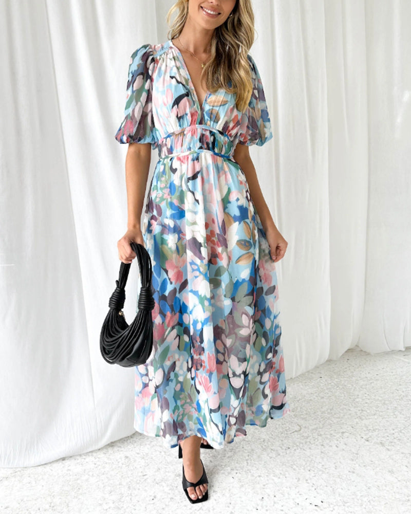 Vestido floral Celine