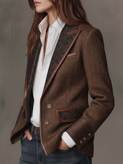 Blazer de espiga Gisèle