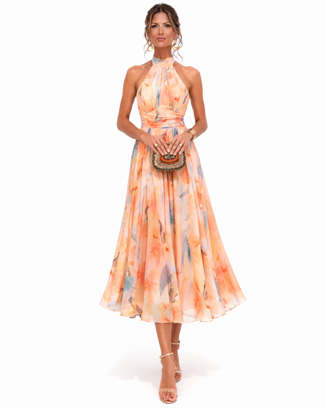 Vestido de acuarela Aurora
