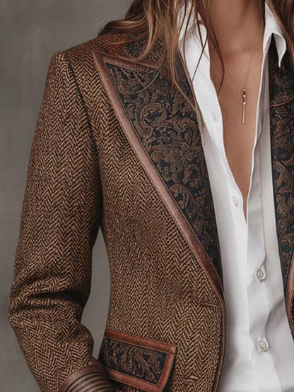 Blazer de espiga Gisèle