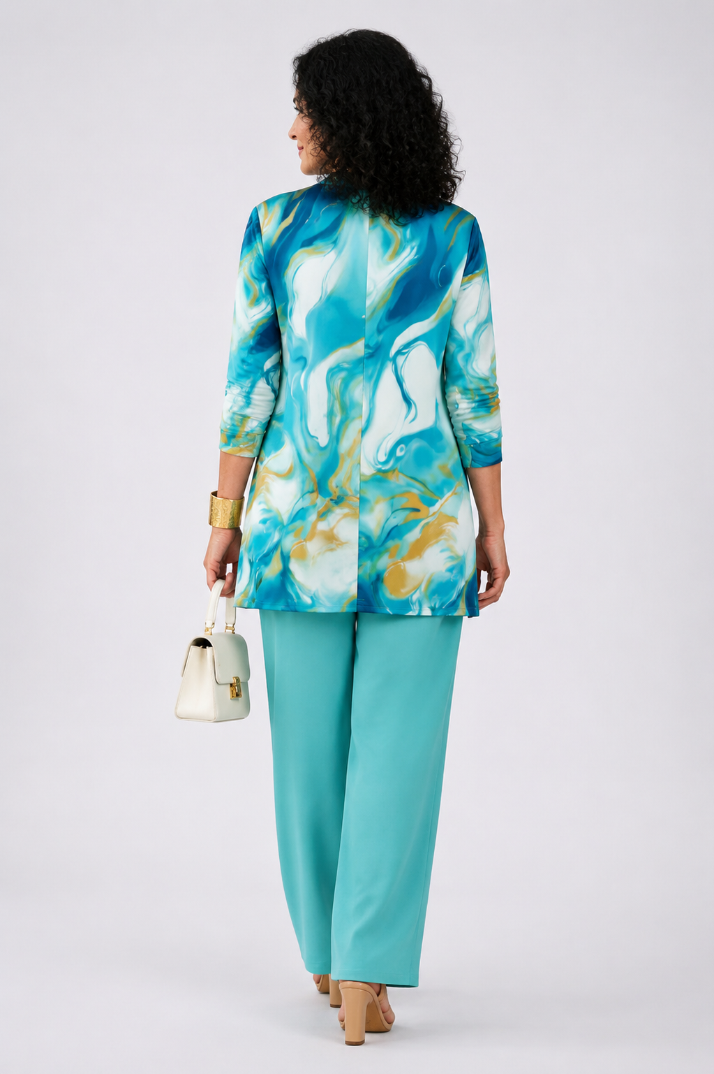 Ginevra | Conjunto de mujer 3 piezas azul