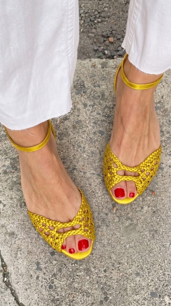 Sandalias planas trenzadas Isadora