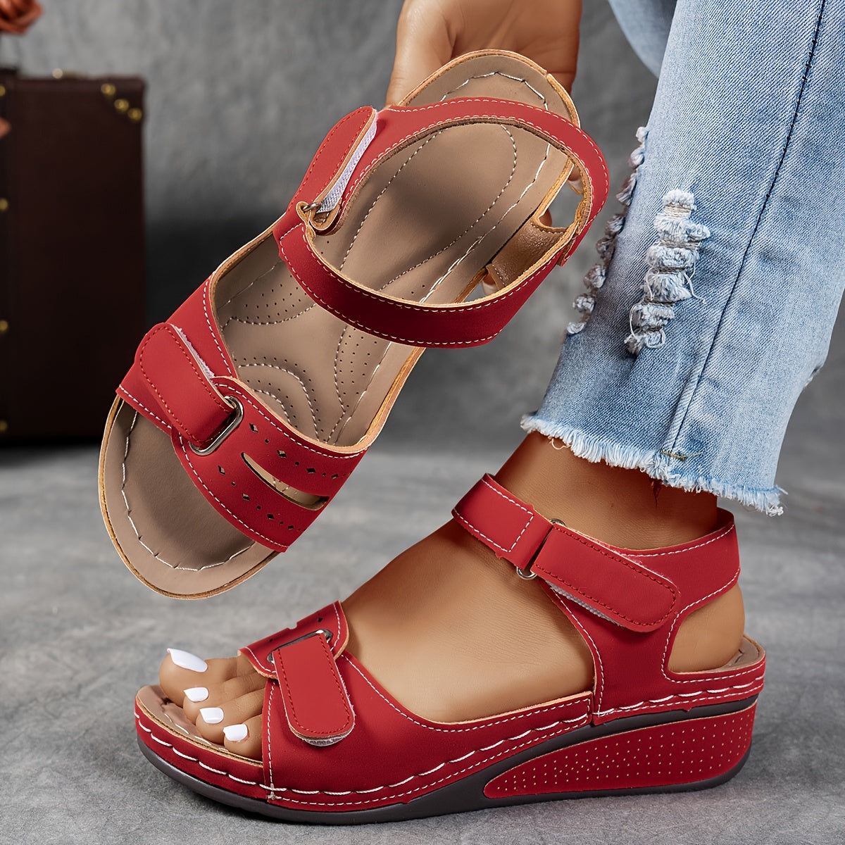 Sandalias de cuña Célima