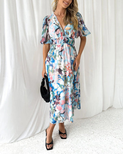 Vestido floral Celine