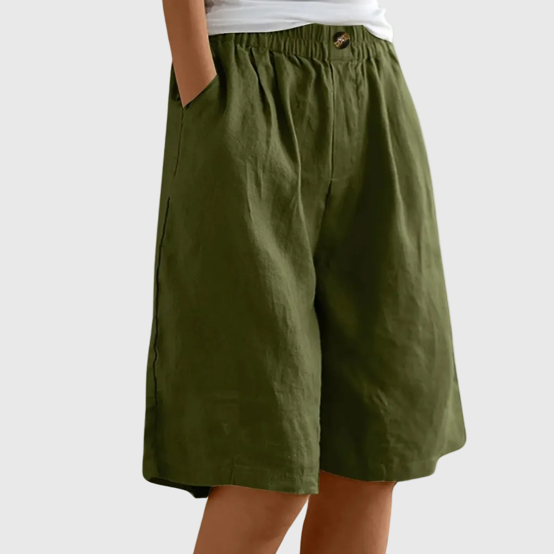 Pantalones cortos holgados con cintura elástica ella â€” vista 7