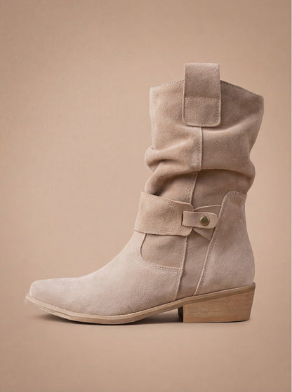 Dalia | Botas cómodas efecto ante