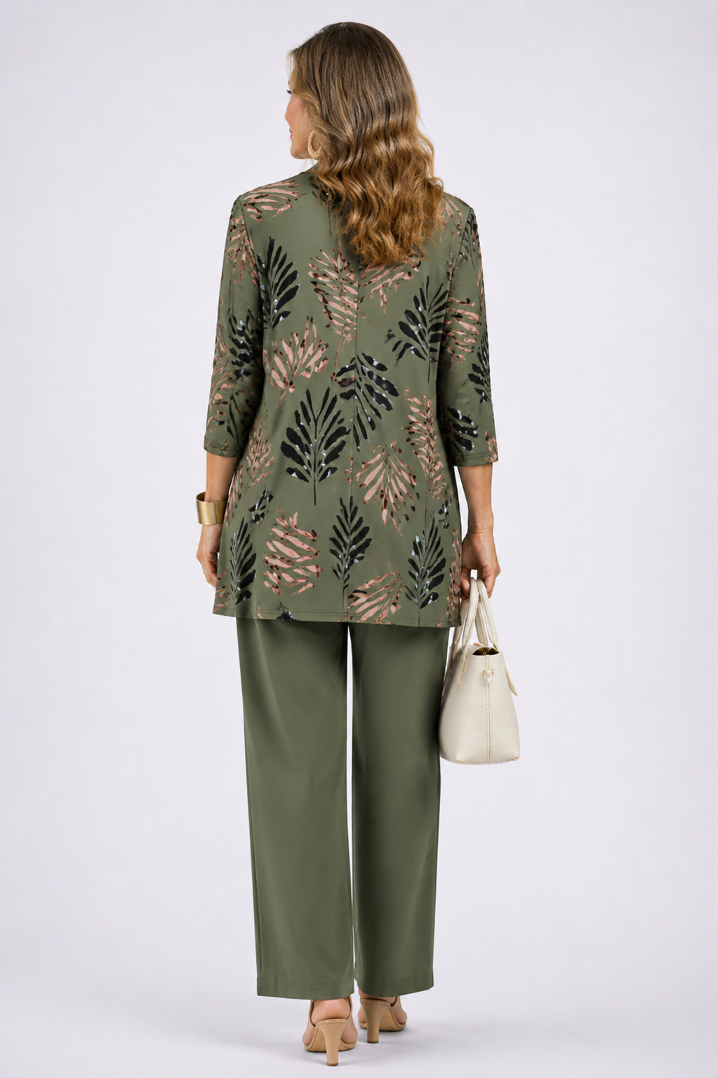 Margherita | Conjunto de mujer 3 piezas verde