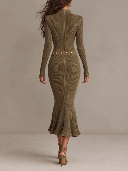 Vestido midi de punto Marta