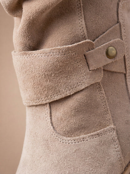Dalia | Botas cómodas efecto ante