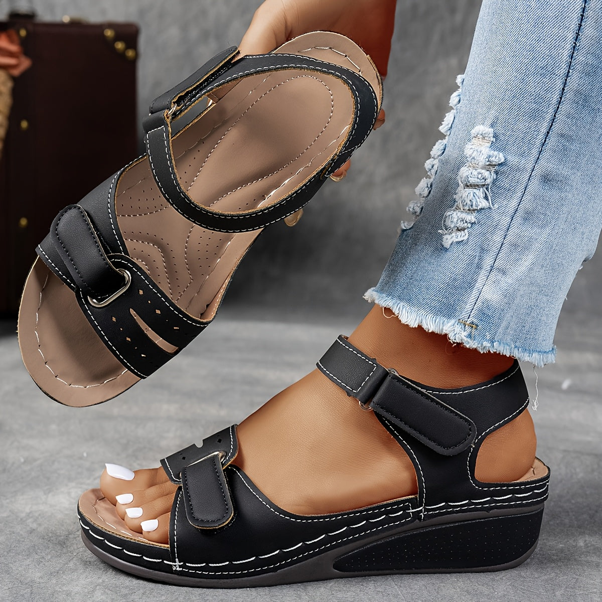 Sandalias de cuña Célima