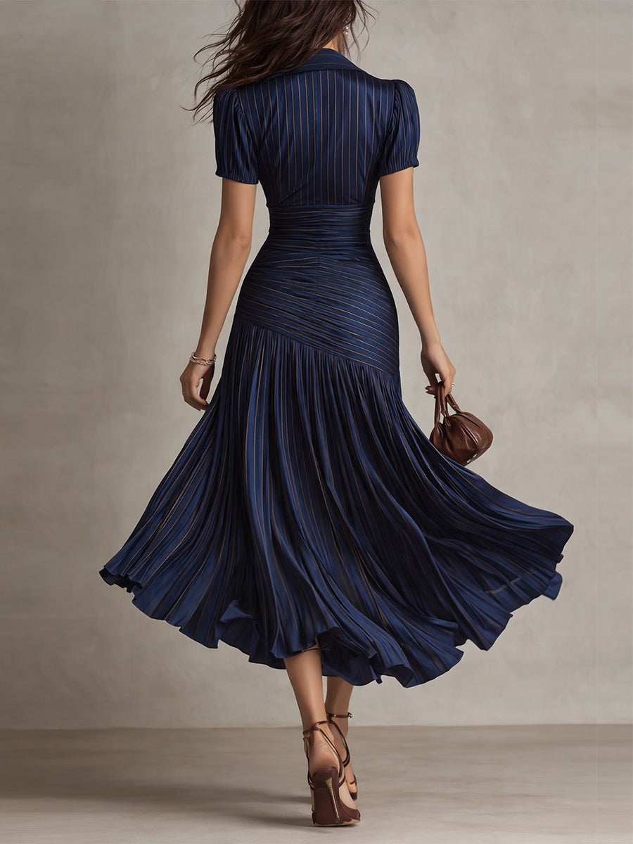 Vestido midi de satén Adriana