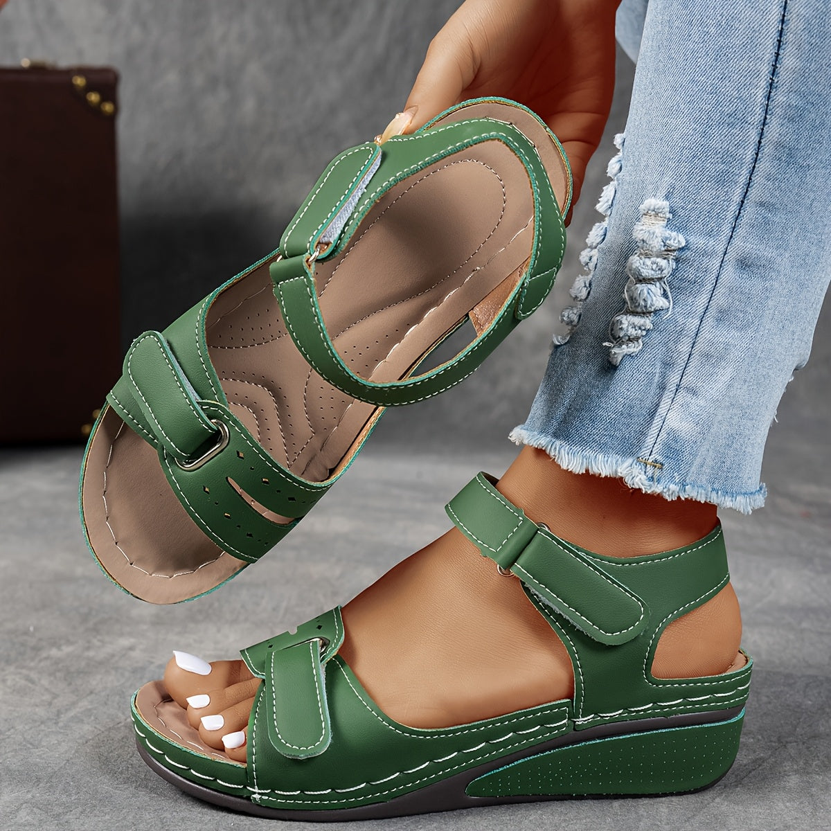 Sandalias de cuña Célima