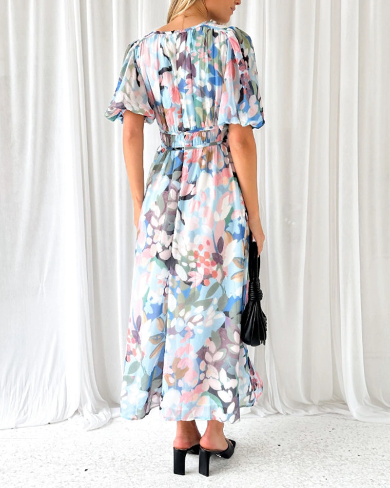 Vestido floral Celine