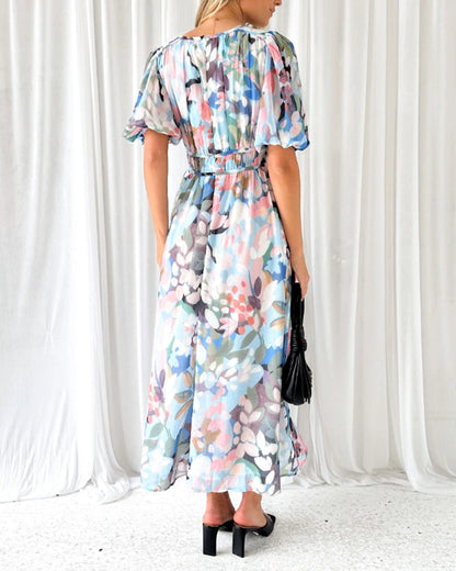 Vestido floral Celine
