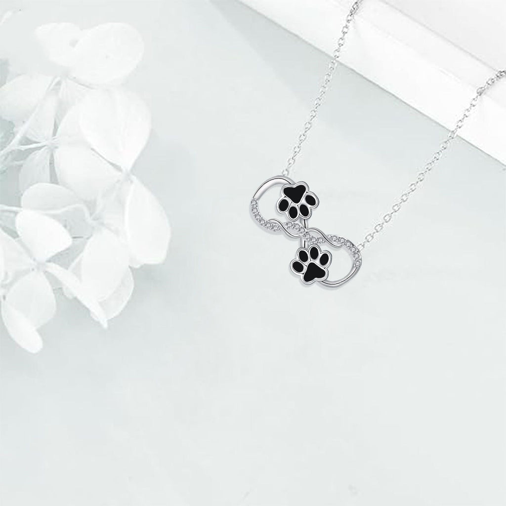 Collar de infinito con circonita