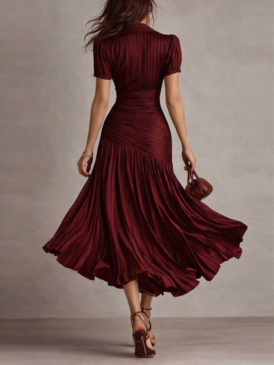 Vestido midi de satén Adriana
