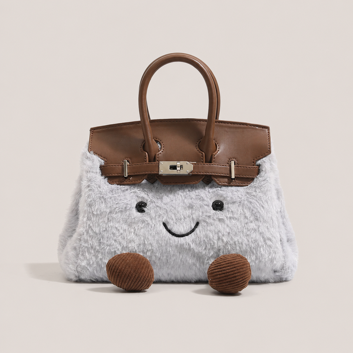 Bolso tote de peluche Flavia