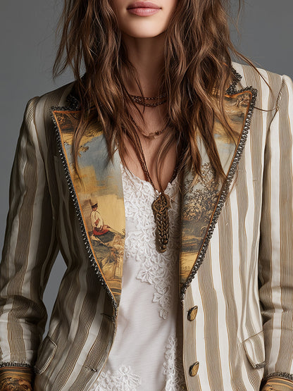 Blazer de rayas Suzanne