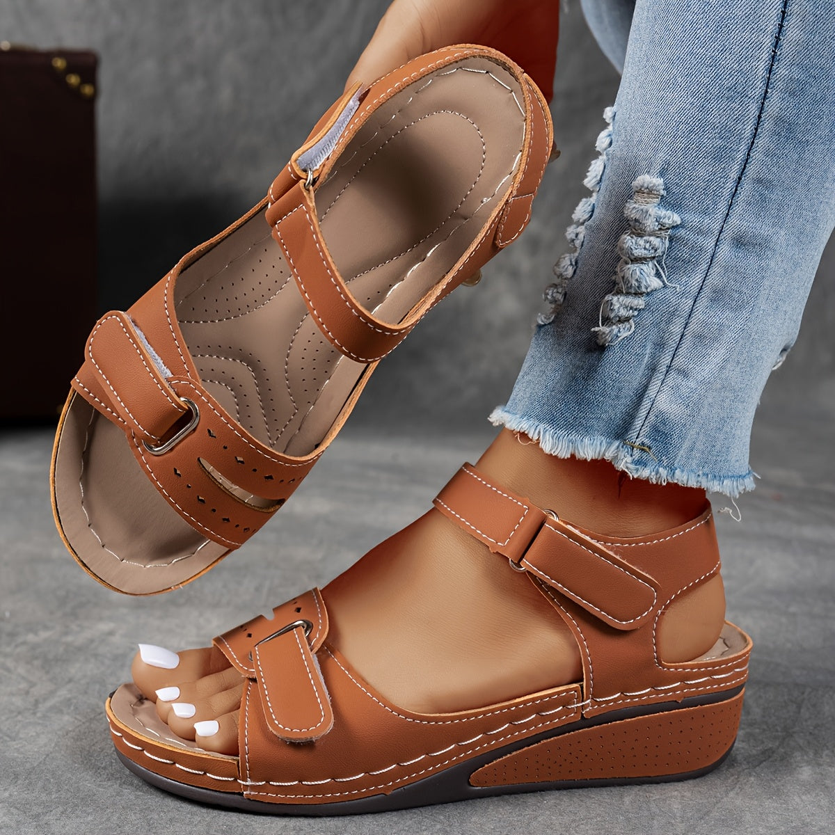 Sandalias de cuña Célima