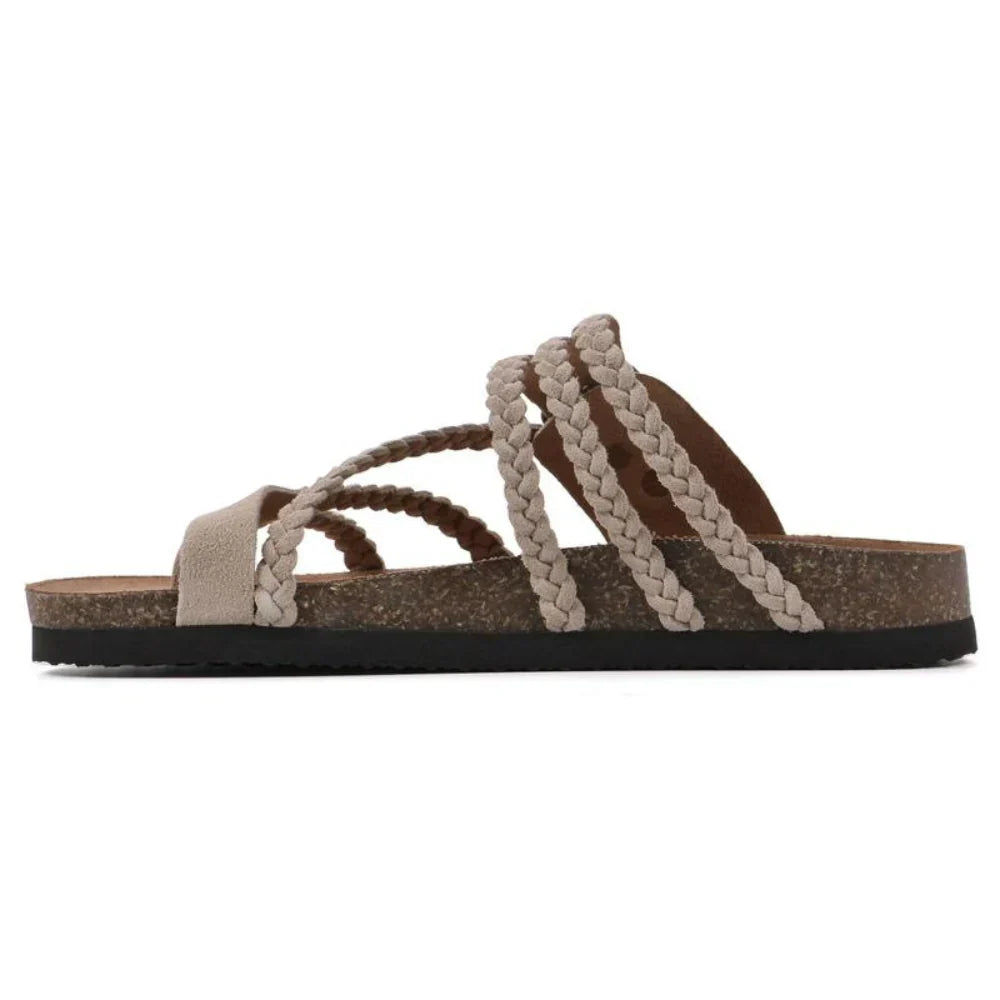 Sandalias planas de tiras Lucia