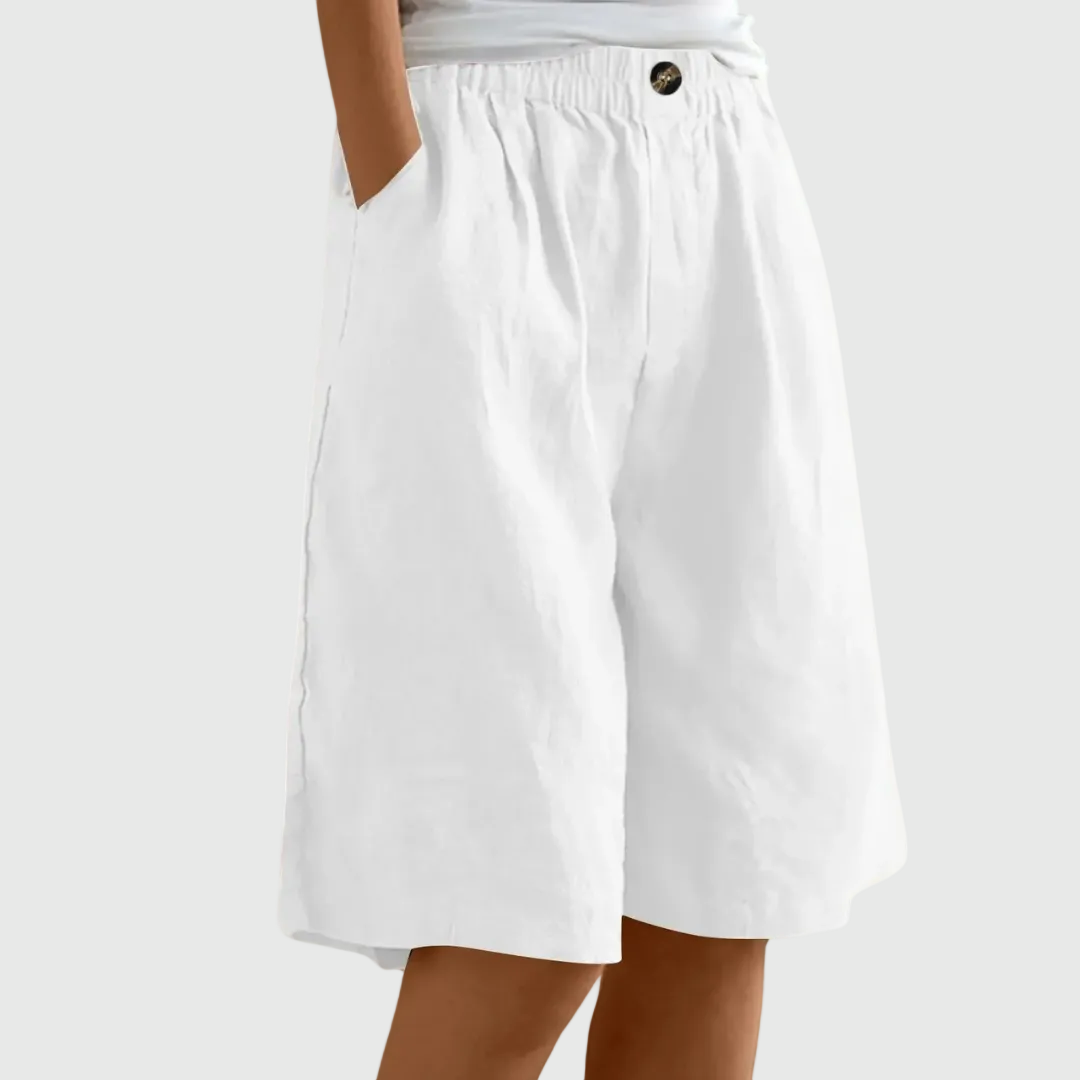 Pantalones cortos holgados con cintura elástica ella â€” vista 5