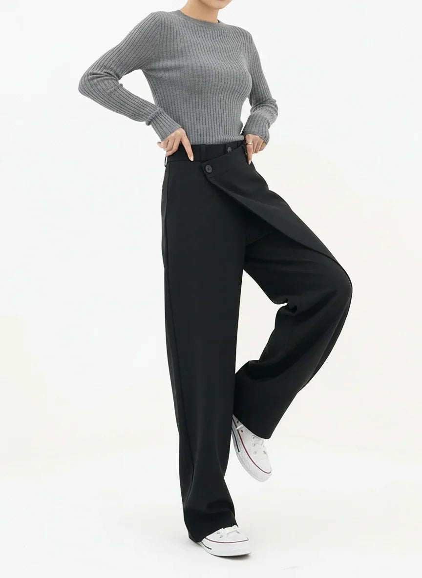 Pantalón ancho asimétrico Erika