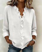 Blusa con volantes Inaya